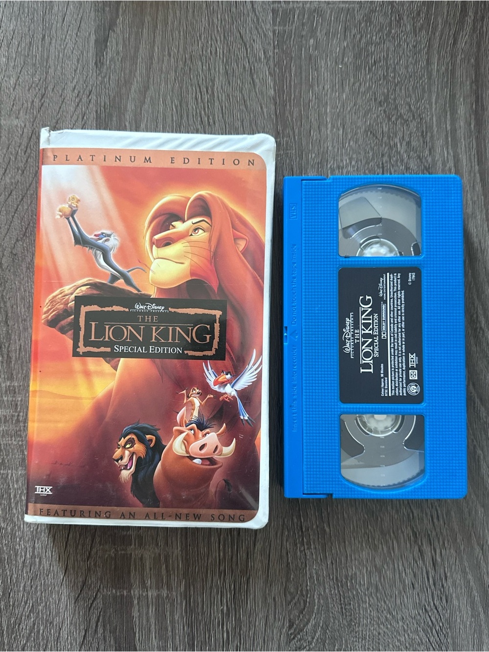 Disney The Lion King Platinum Edition VHS - Blue Tape